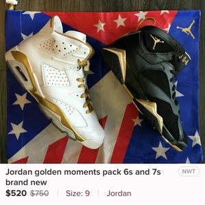 Jordan 7 golden moment